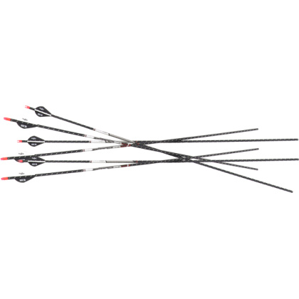 EASTON ARROW FMJ 5MM 400 W/ 2" BLAZER VANES 6-PACK