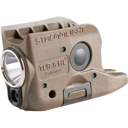 STREAMLIGHT TLR-6 HL FDE LIGHT LED/RED LASER FOR GLOCK 42/43