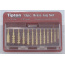 TIPTON 13-PIECE BRONZE SOLID BRASS JAG SET W/STORAGE CASE