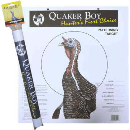 QUAKER BOY PAPER TARGET TURKEY 20" X 20" ROLLED 10-PACK