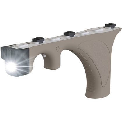 VIRIDIAN 4LUX CQ FORWARD GRIP LIGHT 400 LUMEN M-LOK FDE<