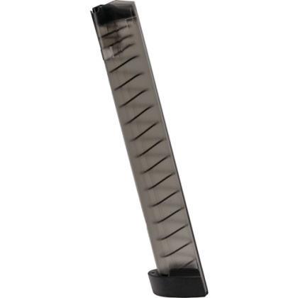 AMEND2 MAGAZINE FOR GLOCK MOD C 9MM 34RD POLY TRANSLUCNT