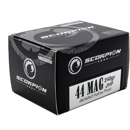 SCORPION 44 REM MAG 240GR JHP 20RD 10BX/CS