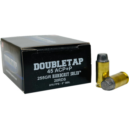 DOUBLETAP 45ACP+P 255GR SWC 20RD 50BX/CS