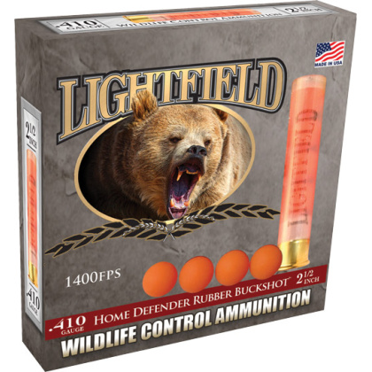 LIGHTFIELD 410 2.5" RUBBER BUCK 4 PELLET 5RD 10BX/CS