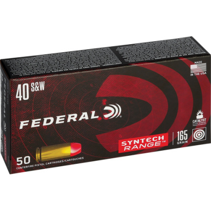 FEDERAL AE 40 SW 165GR TOTAL SYNTHETIC JACKET 50RD 10BX/CS