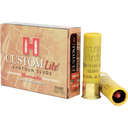 HORNADY CUSTOM LITE 20GA 2.75" 250GR SABOT SLUG 5RD 20BX/CS