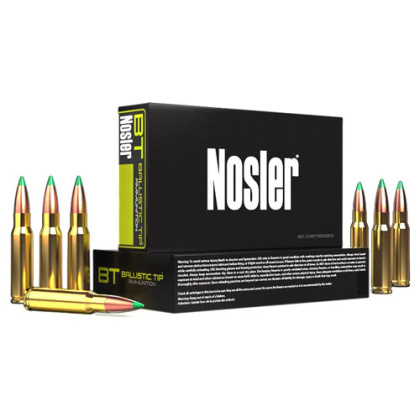 NOSLER BT 30-06 180GR BALLISTIC TIP 20RD 10BX/CS