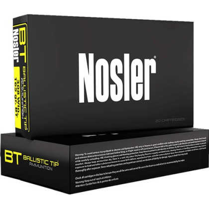 NOSLER BT 6.5 CM 120GR BALLISTIC TIP 20RD 10BX/CS !