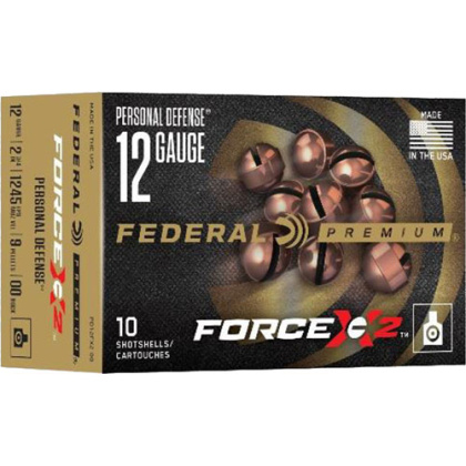 FEDERAL PREMIUM 12GA 2.75" 00 BUCK FORCE X2 10RD 5BX/CS