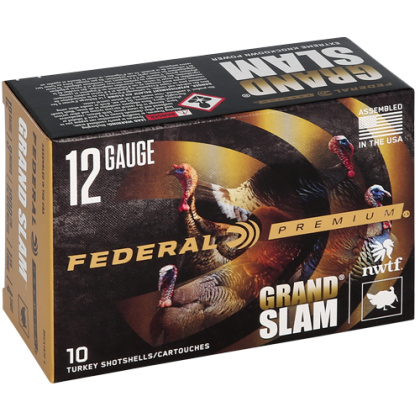 FEDERAL GRAND SLAM 12GA 3" 1-3/4OZ #4 10RD 5 BX/CS