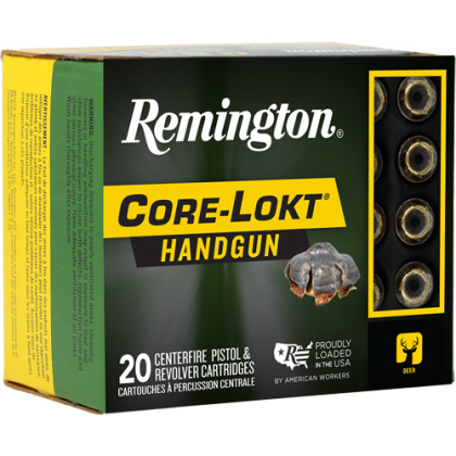 REMINGTON 44 REM MAG 240GR CORE-LOKT JHP 20RD 10BX/CS