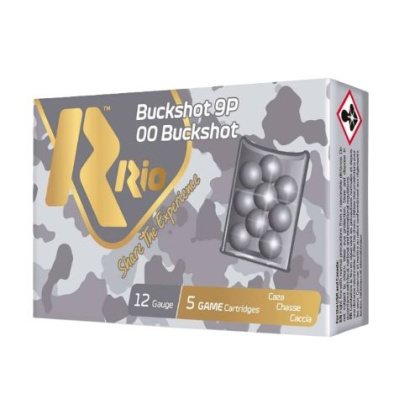 RIO ROYAL BUCK 12GA 2.75" 00BK 9 PELLET 5RD 50BX/CS