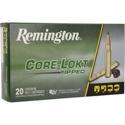 REMINGTON 30-06 165GR TIPPED CORE-LOKT 20RD 10BX/CS