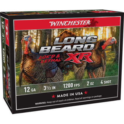 WINCHESTER LONG BEARD XR 12GA 3.5" 2OZ #4 10RD 10BX/CS