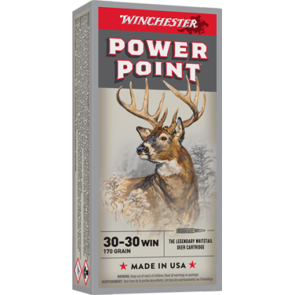 WINCHESTER SUPER-X 30-30 WIN 170GR POWER POINT 20RD 10BX/CS