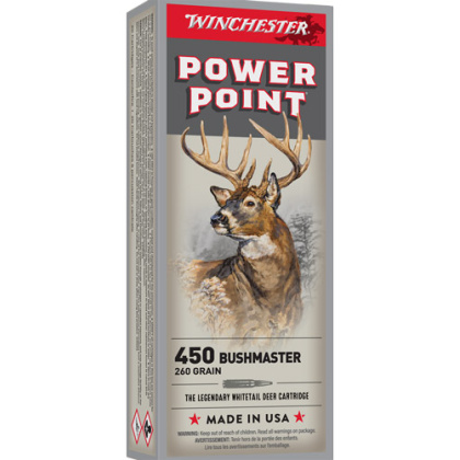 WINCHESTER SUPER-X 450 BM 260GR POWER POINT 20RD 10BX/CS