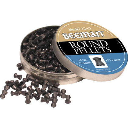 BEEMAN PELLETS 22 LEAD ROUND TOP 15.17GR 175 PACK <<