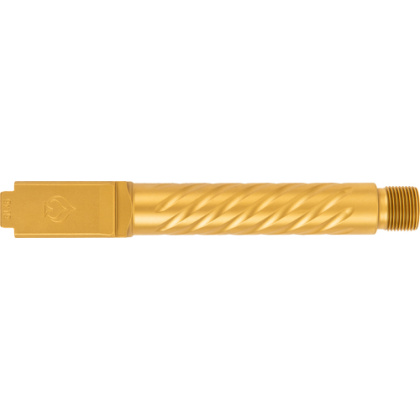 BALLISTIC ADVANTAGE FOR GLOCK 19 G5 1/2X28" THRD. GOLD BBL