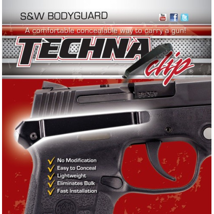 TECHNA CLIP HANDGUN RETENTION CLIP S&W BODYGUARD AUTO RIGHT