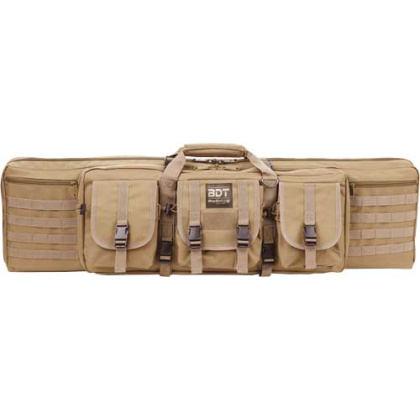 BULLDOG 36" DOUBLE TACTICAL CS 3 LARGE ACCESS POCKETS TAN
