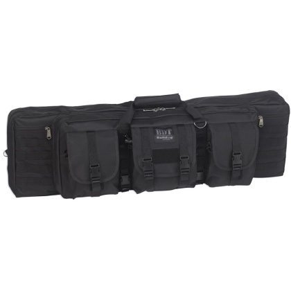 BULLDOG 37" SINGLE TACTICAL CS 3 LARGE ACCESS POCKETS BLACK