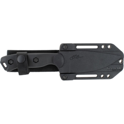 KA-BAR BECKER BLACK HARPOON 4.5" FIXED W/ CELCON SHEATH
