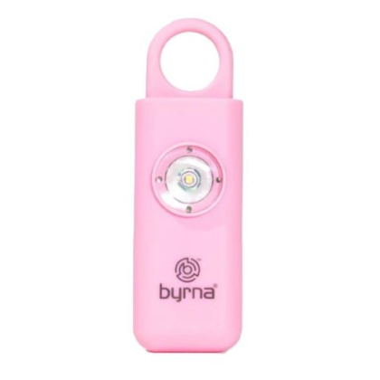 BYRNA BANSHEE ALARM/FLASHING LIGHT DEVICE W/CLIP PINK