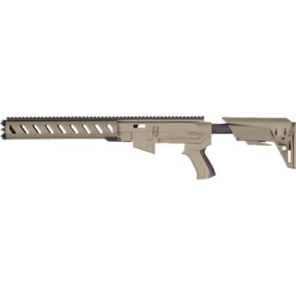 ADV TECH RUGER AR22 STOCK SYSTEM W/ 6 SIDED FOREND FDE