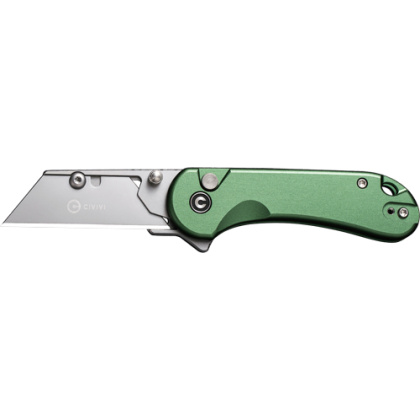 CIVIVI UTILITY KNIFE ELEMENTUM 2.26" GREEN W/3 EXTRA BLADES