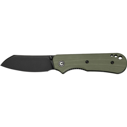 CIVIVI KNIFE CRABBY 2.7" G-10 OD GREEN BLACK STONEWASH!