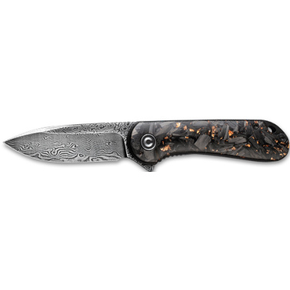 CIVIVI KNIFE ELEMENTUM 2.96" SHREDDED CBN FBR/COPPER DMSCS