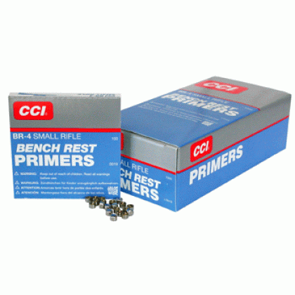 CCI PRIMERS BR4 BENCHREST SMALL RIFLE 5000 PACK CASE