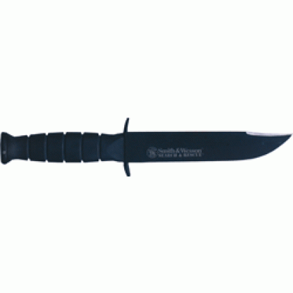 S&W KNIFE SEARCH & RESCUE 6" FIXED BLADE BLACK S/S