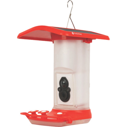FEATHERSNAP HUMMINGBIRD FEEDER WI-FI SOLAR POWERED W/ CAMERA