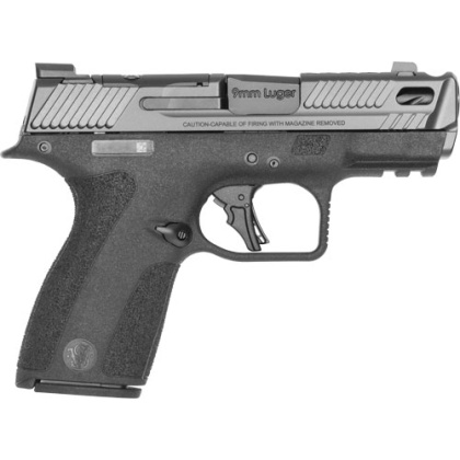 S&W PC M&P SHIELD X COMP 9MM 13/15 RD MAGS SAFTY 3.6" BL