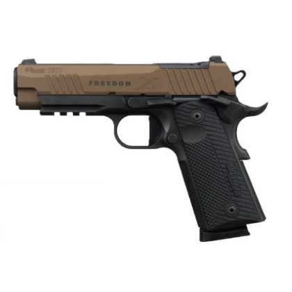 SIG 1911 X FREEDOM 45ACP 4.2" XRAY3 (2)8RD BRONZE/BLACK G10