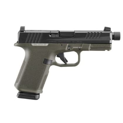 RUGER RXM 9MM LUGER 4.5" ADJ 15-SHOT OD GREEN GRIP THREADED