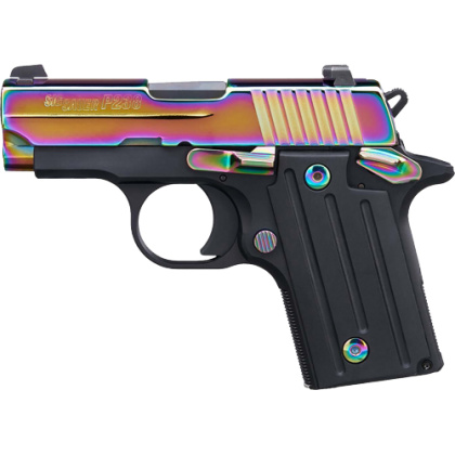 SIG P238 380ACP 2.7" SAO SIGLITE (1)6RD TITAN RAINBOW
