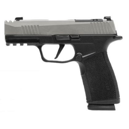 SIG P365X MACRO 9MM 3.1" COMP XRAY3 (2)17RD STAINLESS/BLACK