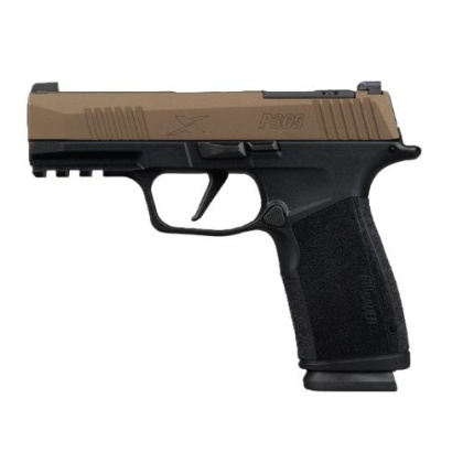 SIG P365X MACRO FREEDOM 9MM 3.7" XRAY3 (2)17RD BRONZE/BLCK