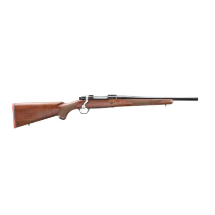 RUGER HAWKEYE HUNTER 243 WIN 16.6" BLUE WALNUT THREADED