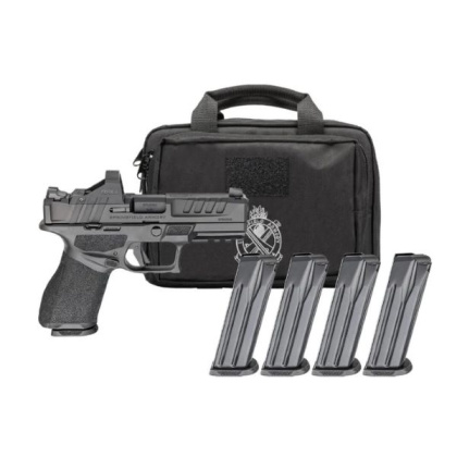 SPRINGFIELD HELLCAT PRO COMP 9MM 3.8" 15RD 4 MAGS GEAR PAC