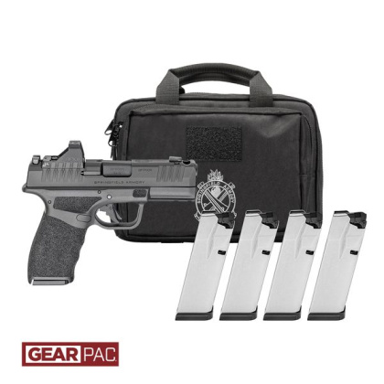 SPRINGFIELD HELLCAT PRO COMP 9MM 3.8" 10RD 4 MAGS GEAR PAC