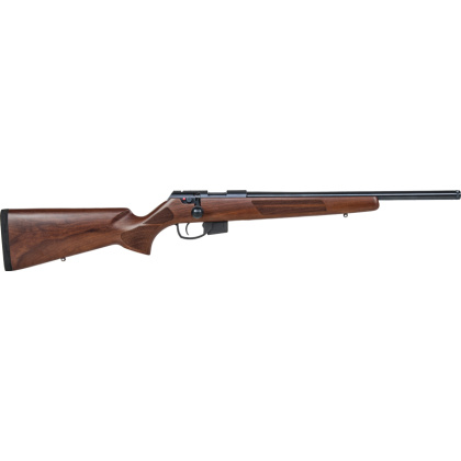ANSCHUTZ 1761 D HB 17HMR 18" TB BLUED/WALNUT CLASSIC