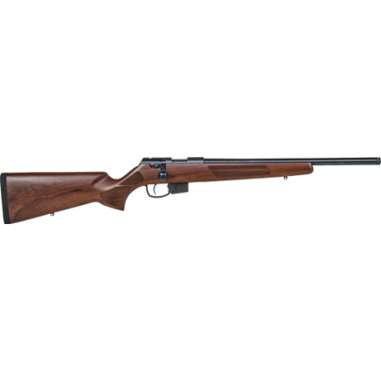 ANSCHUTZ 1761 D HB 22LR 18" TB BLUED/WALNUT CLASSIC