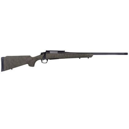 CVA CASCADE XT 22CM 22" #5 W/RAIL BLACK/OD GREEN