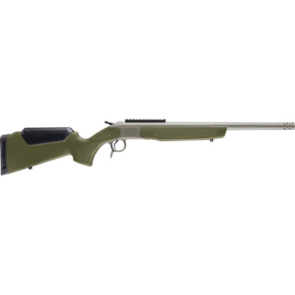 CVA SCOUT TD V3 360 BH 20" STAINLESS/OD GREEN SYNTHETIC<<