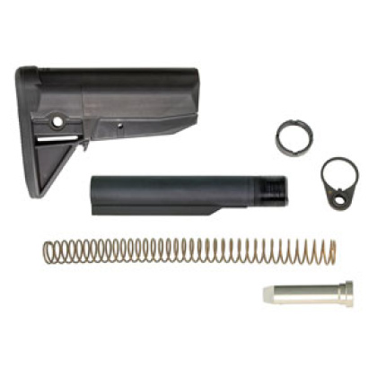 BCM STOCK KIT MOD 0 BLACK FITS AR-15 COMPLETE KIT