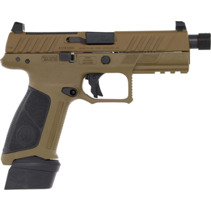 BERETTA APX A1 FS 9MM 4.8" 21RD FDE THREADED OPTIC READY